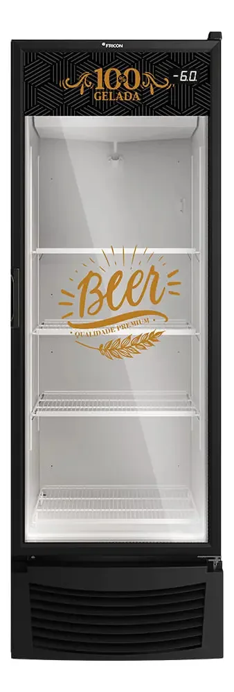 Cervejeira Porta De Vidro 569l Fricon Vcfc569v Preto