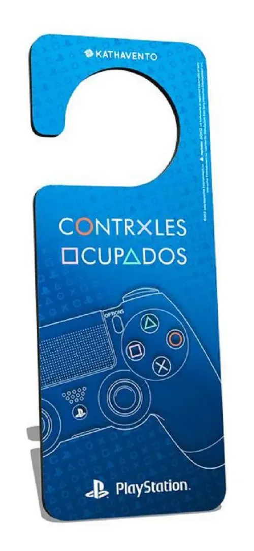 Aviso De Porta Playstation