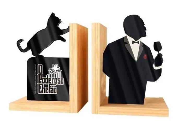 Aparador De Livros O Poderoso Chefão Cor Preto
