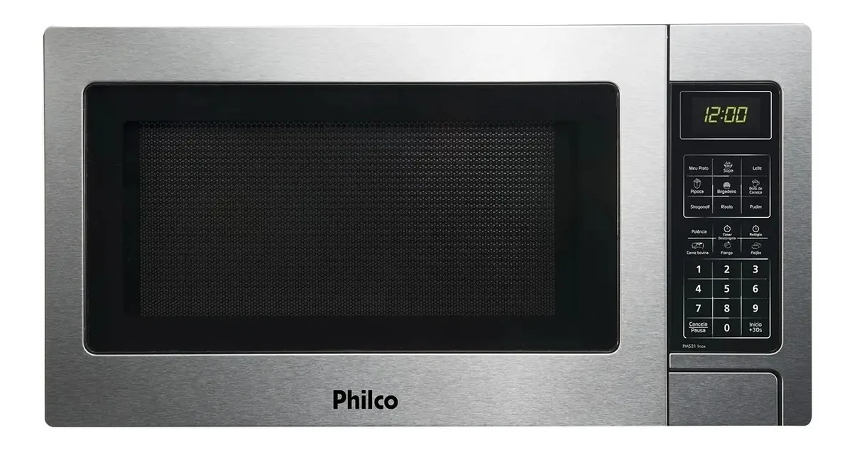 Micro-ondas Philco PMS31 cinza 30L