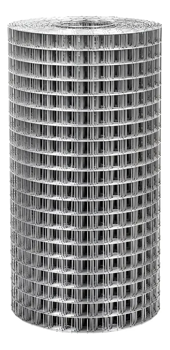 Tela Soldada Galvanizada Rolo 25m Malha 2,5x2,5cm Fachada Franz