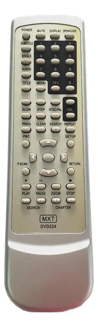 Controle Dvd Coby Dvd 224, Spaltec C01108