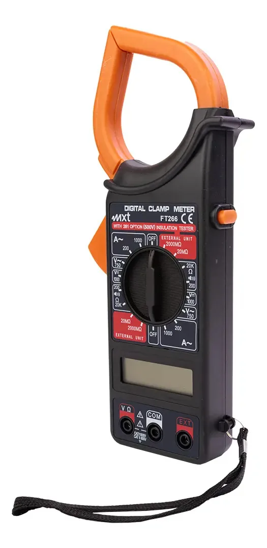 Alicate Amperímetro Multimetro Digital Profissional E Estojo MXT