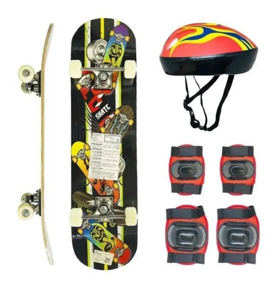 Skate Com Acessórios 78cmx20cm Hb151 Vmp