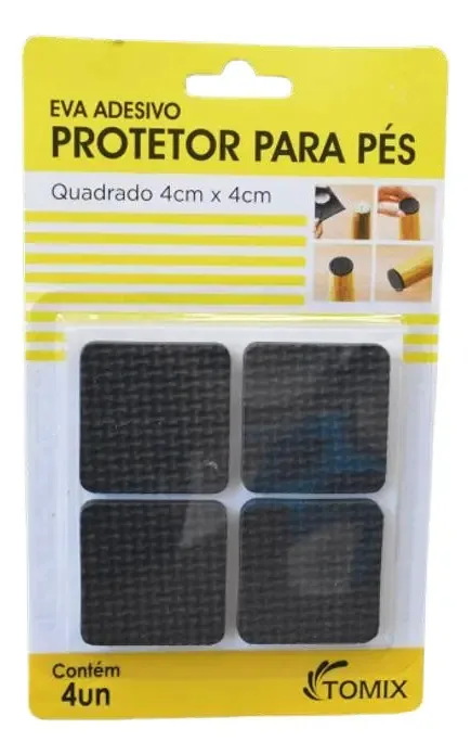 Protetor Para Pés Eva Adesivo Quadrado 4x4