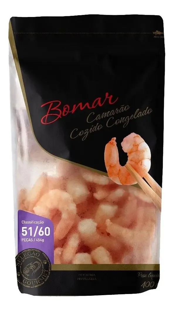 Camarão Congelado 51/60 Bomar 400g
