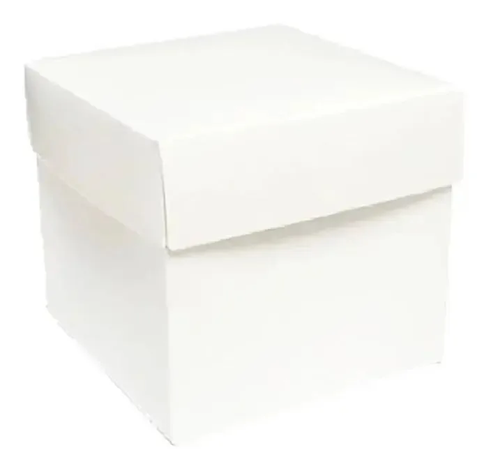 Caixa Cubo Para Presente - Branco Gg 10un - Assk Rizzo Branco