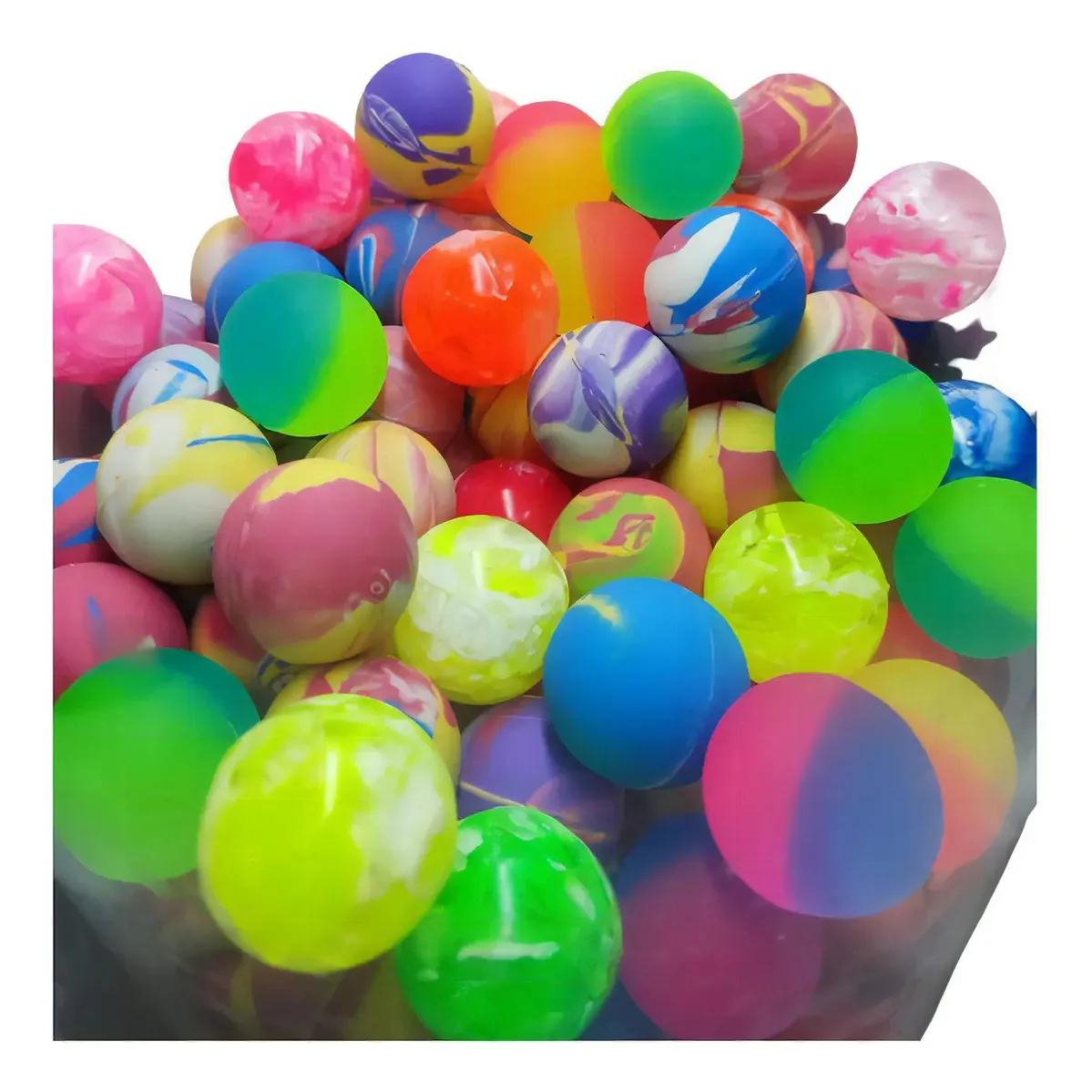Bola Pula Pula Sortida de 27mm para Vending Machine – Kit com 50 Unidades