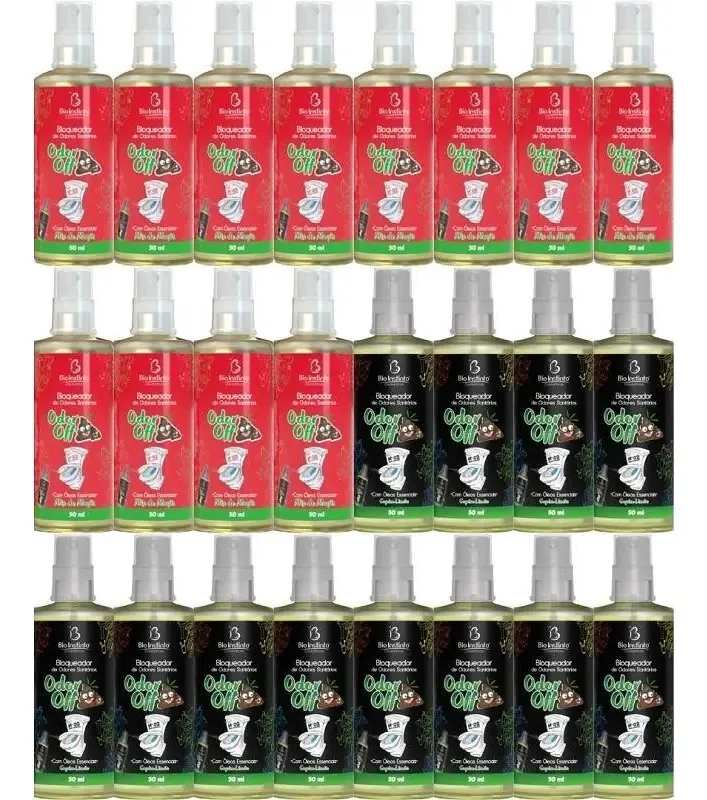 24 Bloqueador De Odores Sanitários 50ml Do Nº2