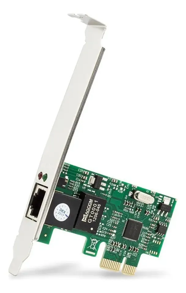 Placa De Rede Pci-e Express Lan Ethernet 10/100/1000 Gigabit