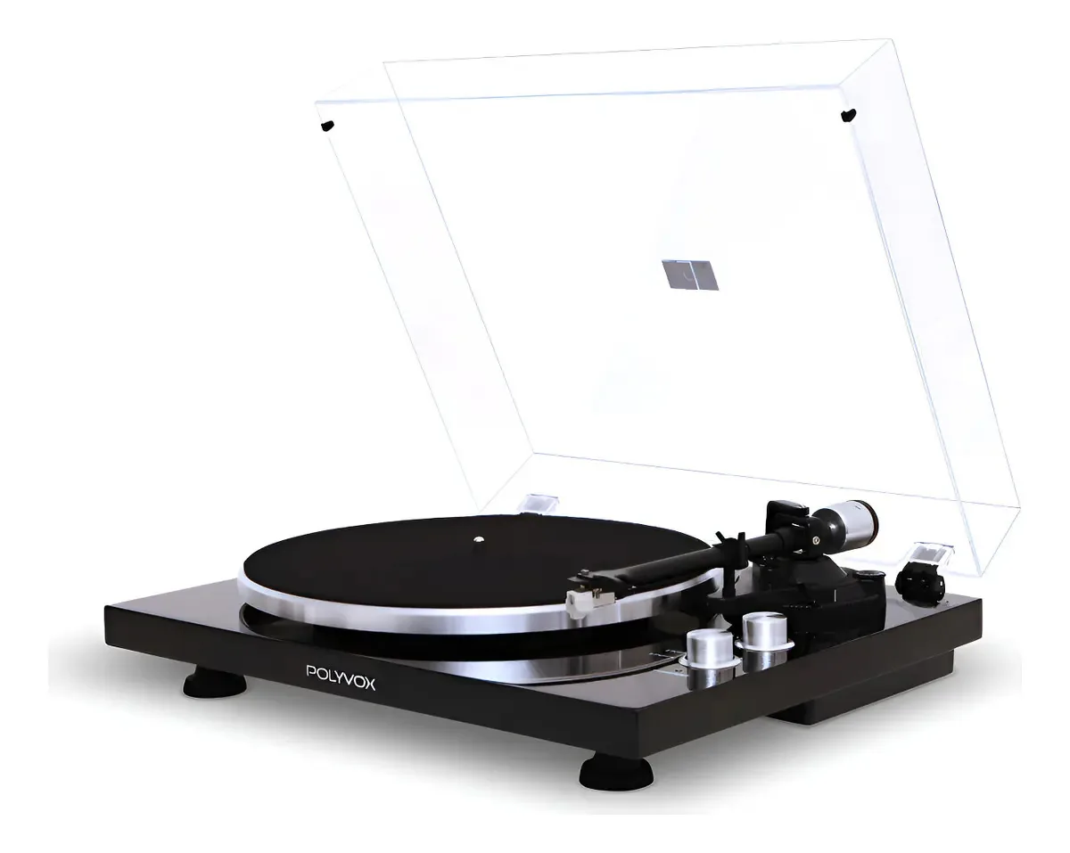 Toca Disco Bandeja de DJ Polyvox XTD67 Transmissão Bluetooth color negro