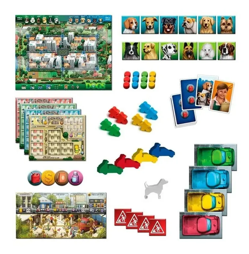 Dogs Boardgame Edição Nova - Jogo De Tabuleiro Ms Jogos