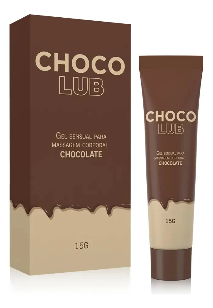 Gel Lubrificante Chocolub Sabor Chocolate - 15g