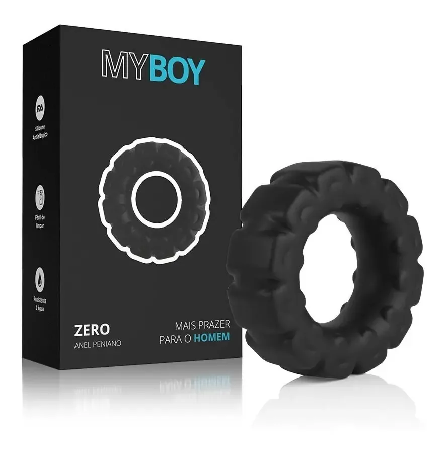 Anel Peniano My Boy Zero Cor Preto
