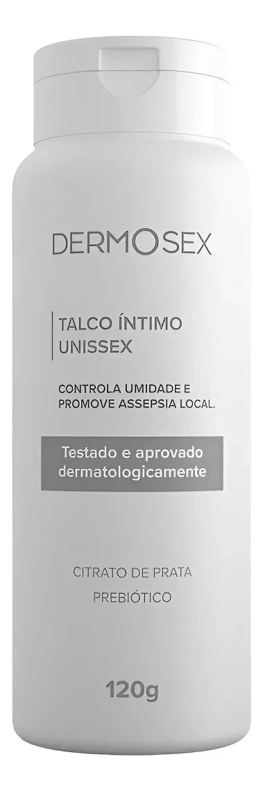 Talco Íntimo Unisex Contra Odor E Irritação Dermosex - 100g