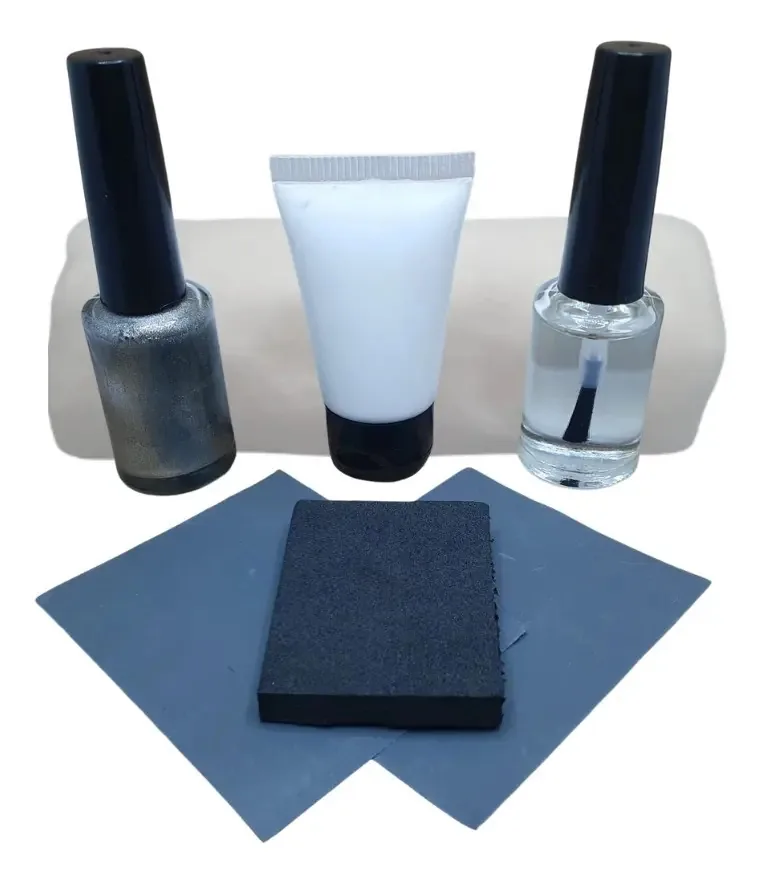 Kit Retoque Micro Pintura Veículos Gm Cor Cinza Artemis
