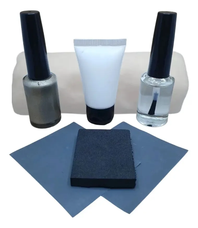 Kit Retoque Micro Pintura Veículos Gm Cor Bege Desert