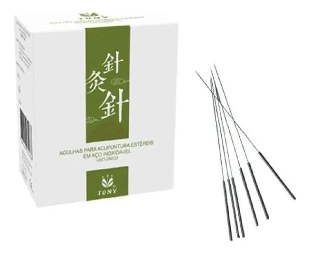 Agulhas Acupuntura Dry Needling Tony 0,25x30mm 250 Unidades
