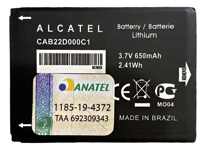 Flex Carga Bateira Alcatel One Touch 1010d Cab22d000c1