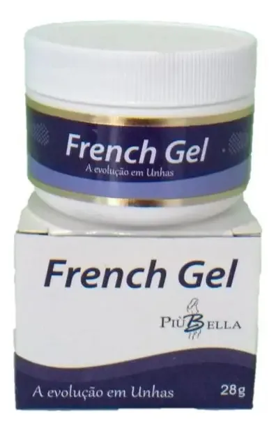 Gel Branco Para Baby Boomer Unhas 28g Piubella