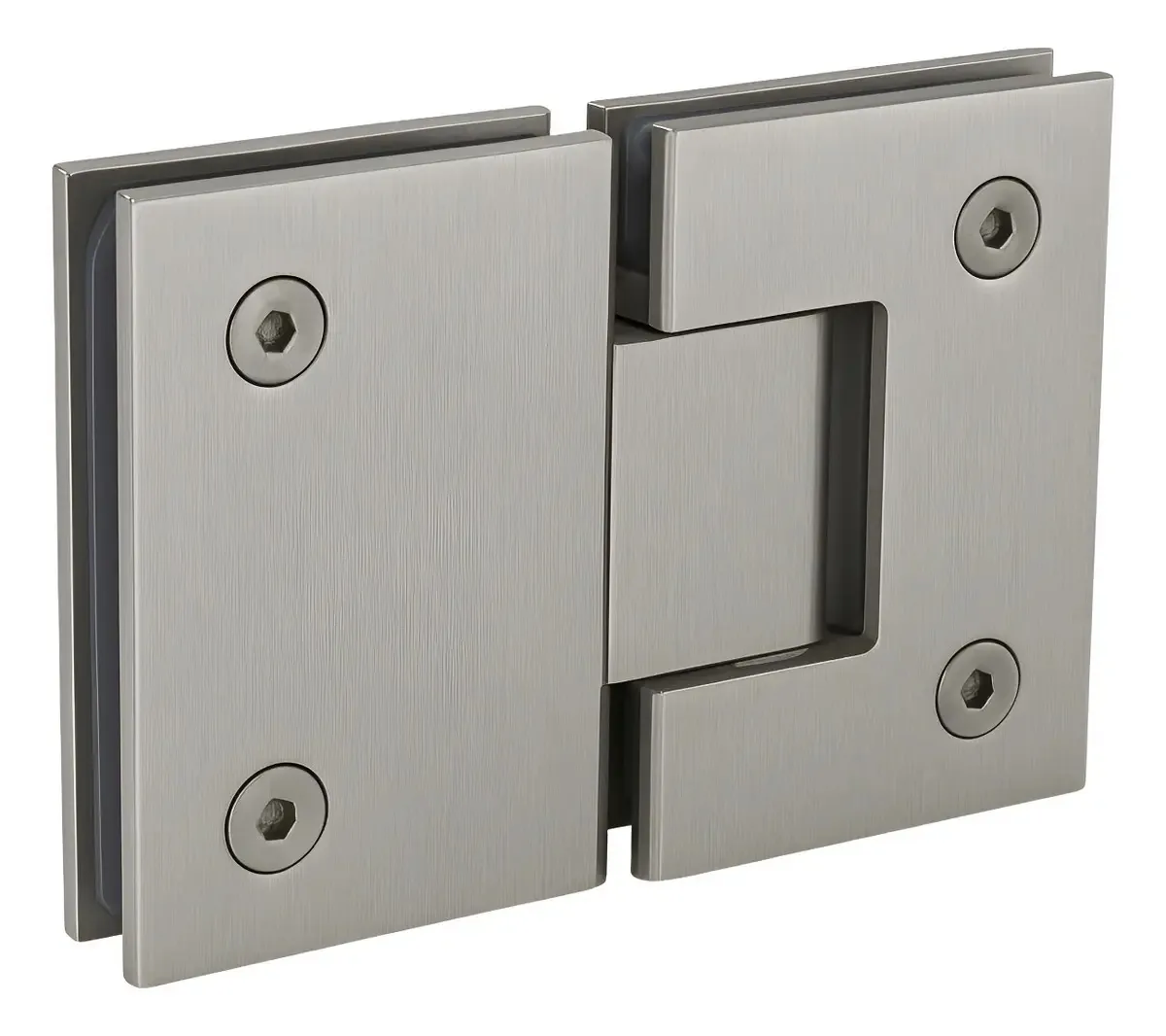 Dobradiça para Porta de Vidro Inox 180° Oliveira Ferragens Banheiro