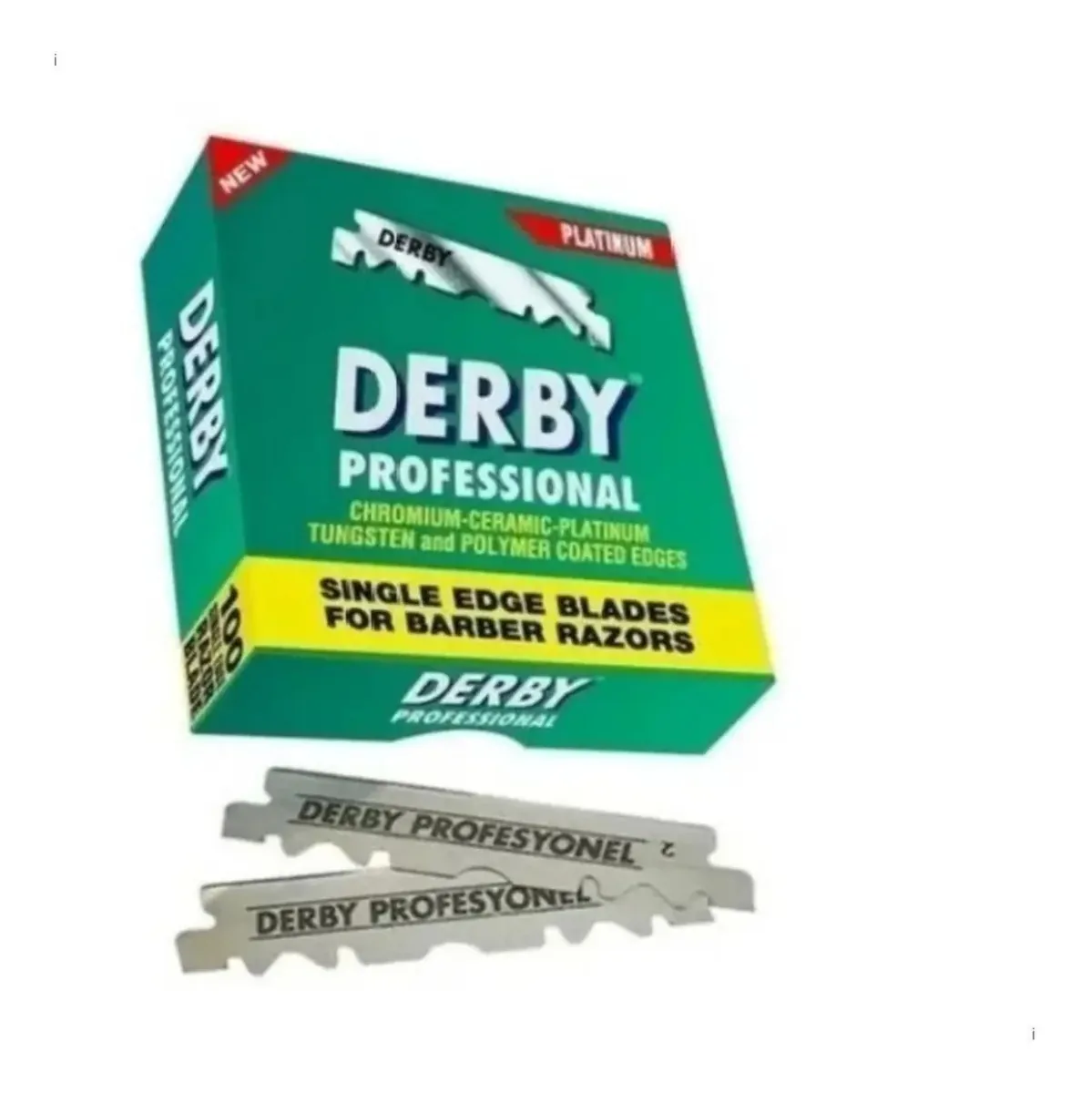 Lâmina Derby Platinum Cortada Profissional Original - 100un