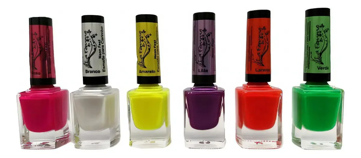 Esmalte La Femme P/ Carimbo Verde Neon Fest 1 Unid