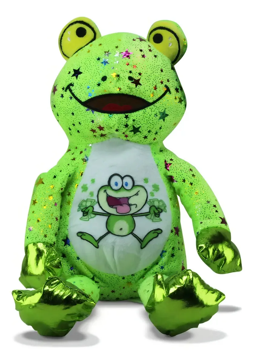 Pelúcia Sapo da Sorte Grande 40cm Hipoalergênico S2 Toys