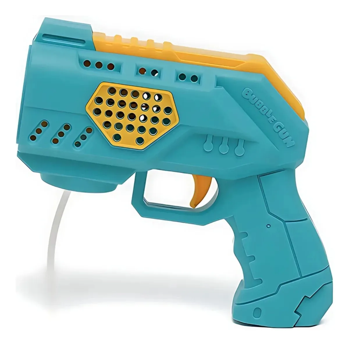 Pistola Lança Bolhas de Sabão Cachalote com Luz para Crianças Verde