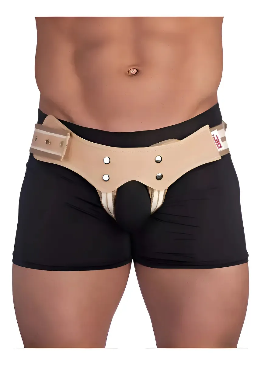 Funda Inguinal Dupla GLC Ortopedia Tamanho P Hérnia Ajustável