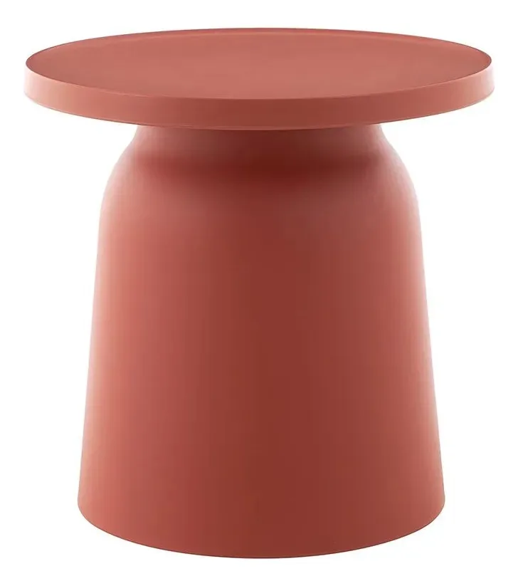 Mesa De Apoio Para Jardim Amanhecer Rivatti Cor Laranja