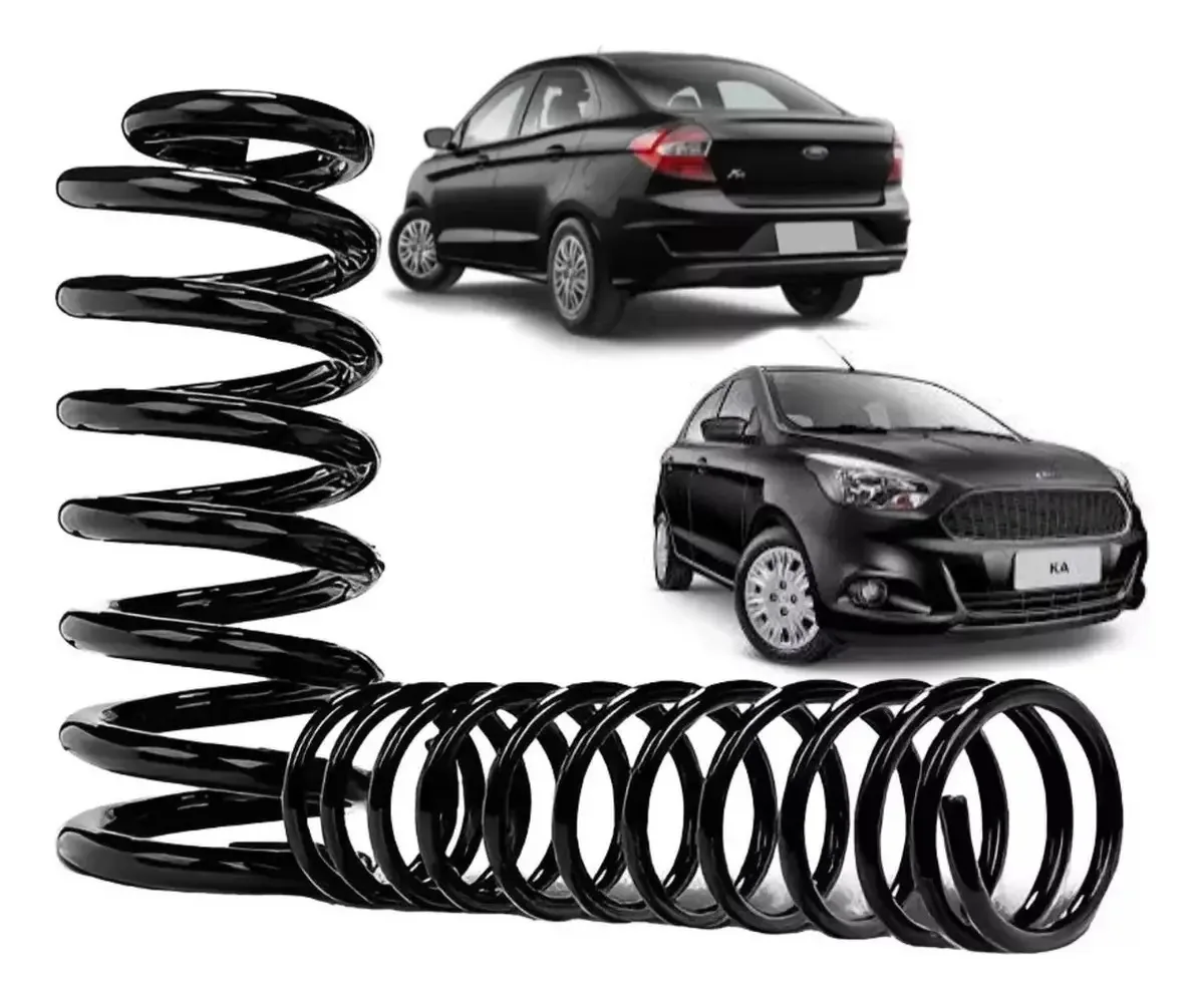 2 Molas Reforçadas Para Gnv - Ford Ka Sedan 2015 Até 2023