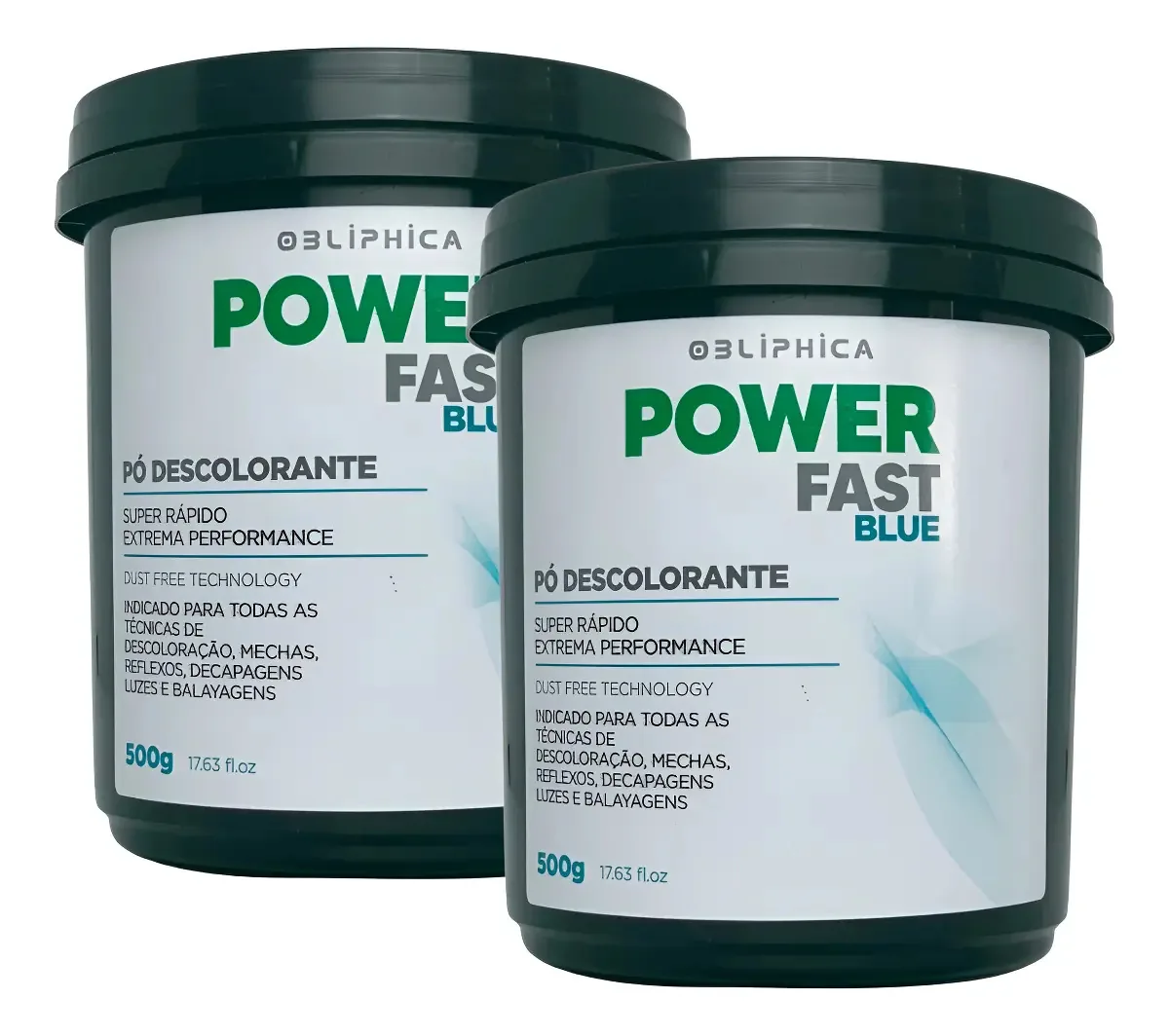 Combo Pó Descolorante Power Fast Blue Kaedo 500 Tom Pó Blue