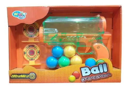 Pistola Lanca Bola C/5 Bolas E