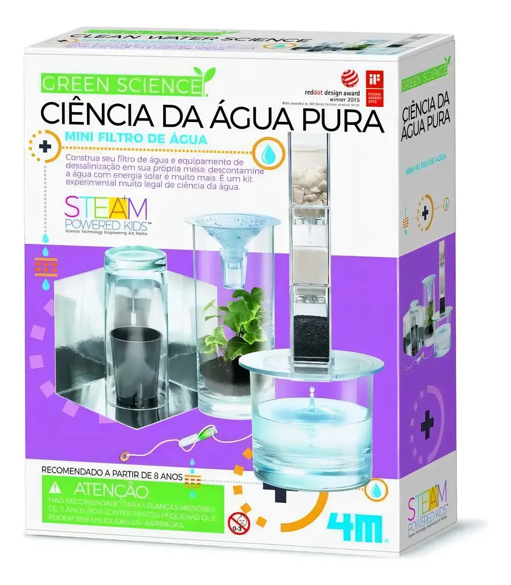 Ciência Da Água Pura - 4m - Brinquedo Educativo