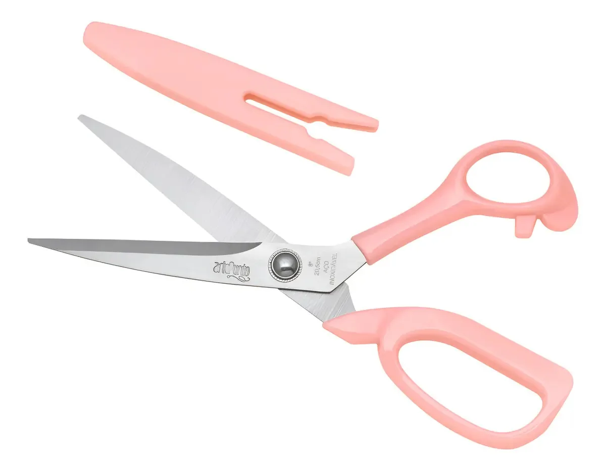 Tesoura De Costura Artepunto Capa Protetora 20,5 Cm Rosa 8