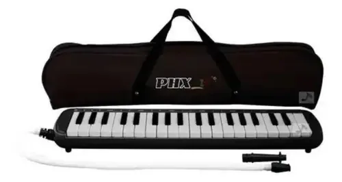 Escaleta Phx 37 Teclas C/case E Bocal Preto Kq-37 Bk
