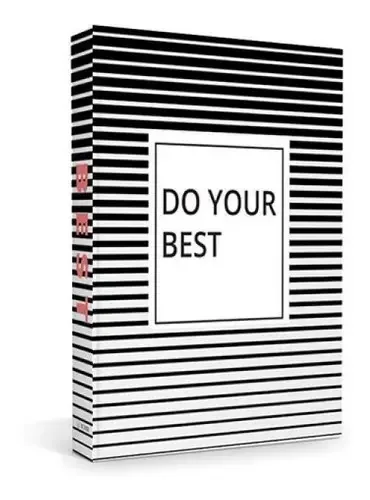 Book Box Do Your Best 30x24x4cm Cor Outro