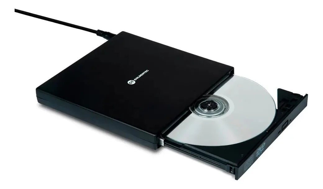 Leitor Gravador De Cd Externo Portátil Usb | Goldentec