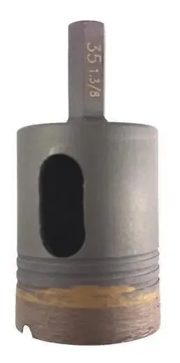 Broca Para Porcelanato 35mm Rocast Perfuração Azulejo Granito Mármore