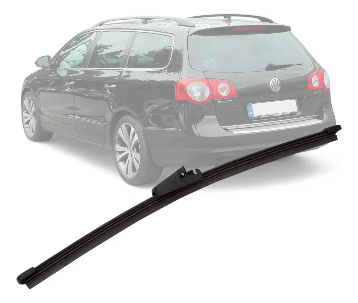 Palheta Limpador Para-brisa Traseiro Vw Passat Variant Cor Preto