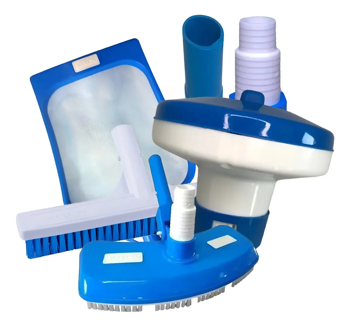Kit de Limpeza para Piscinas Netuno com Aspirador e Peneira – 5 Peças