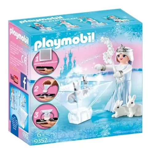 Brinquedo Playmobil Magic Princesa De Gelo E Coelhinhos 9352