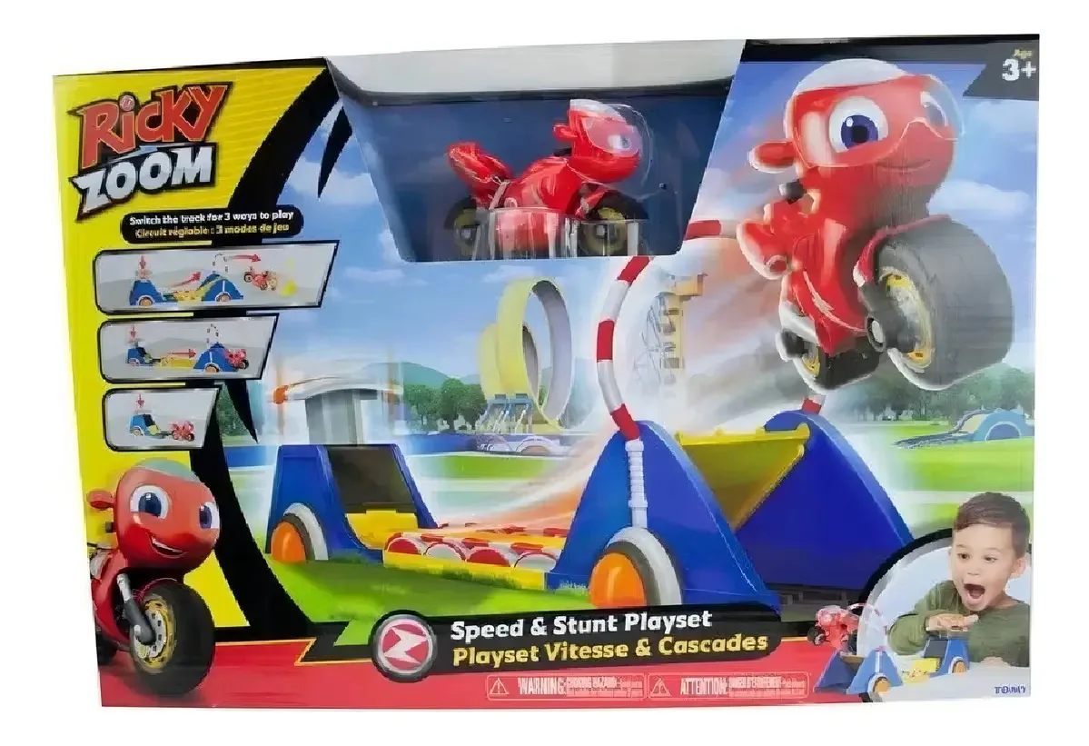 Brinquedo Ricky Zoom Speed Playset Pista De Lançamento 2096