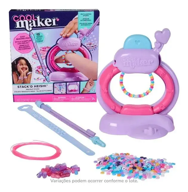 Kit Maquina Para Fazer Pulseiras Da Amizade Cool Maker 3107