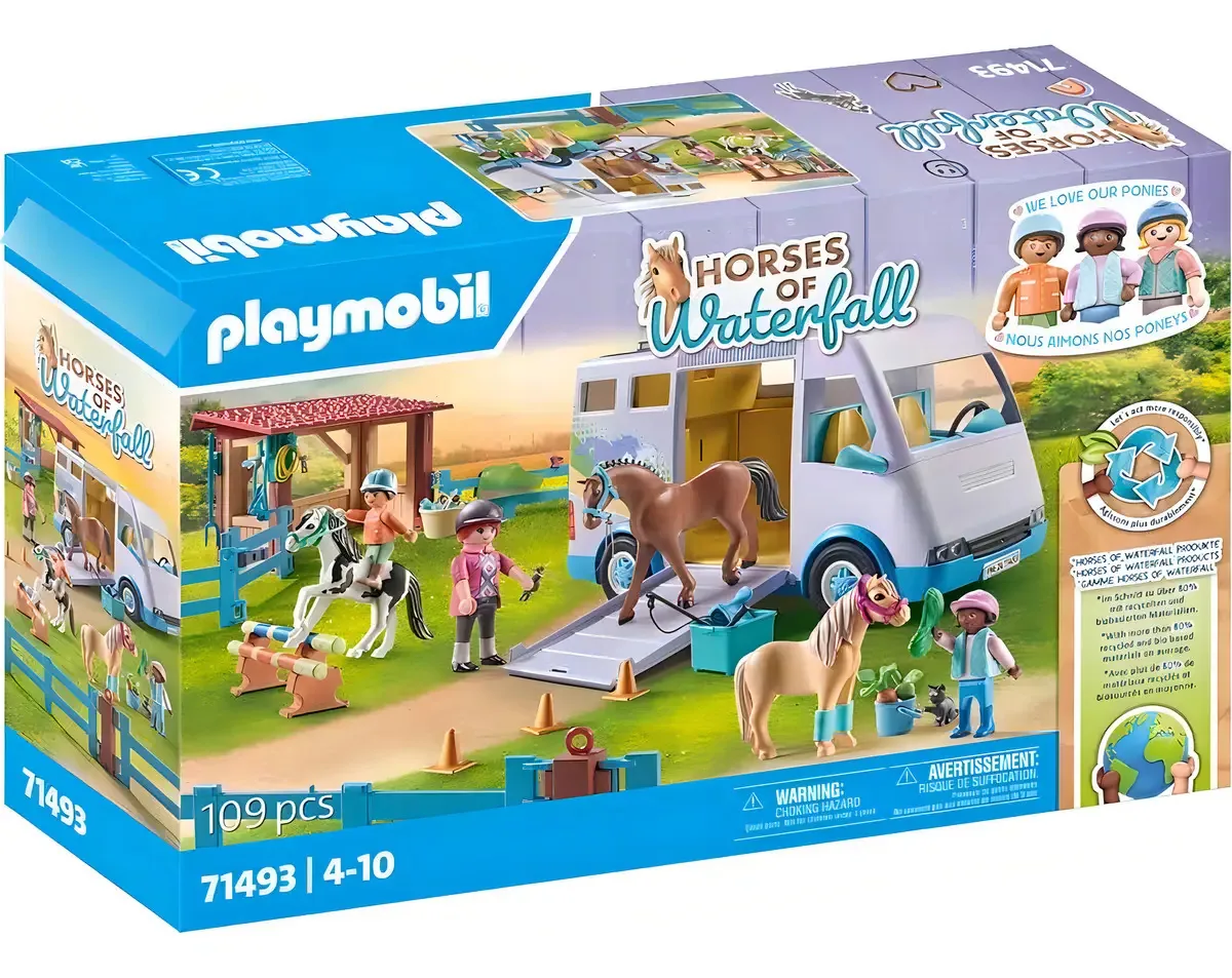 Cenário Aula De Equitação 109 Peças De Horses Of Waterfall 71493 Playmobil