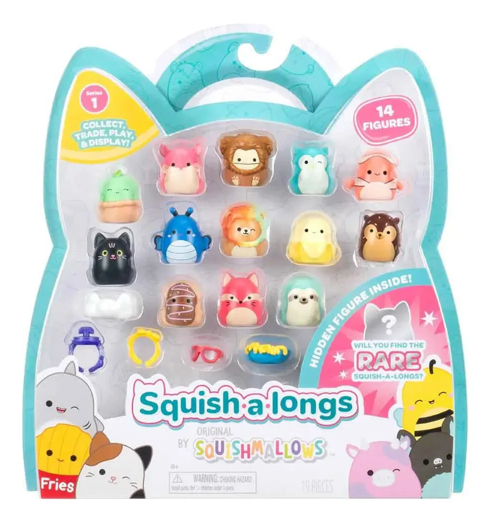 14 Bonecas Squish A Longs De 2cm - Squishmallows