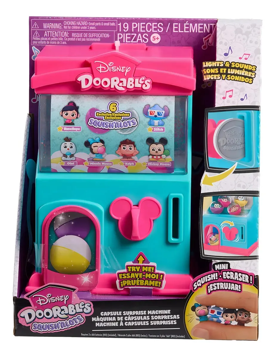 Doorables - 1 Maquina Com 6 Bonecos Surpresa - Sunny
