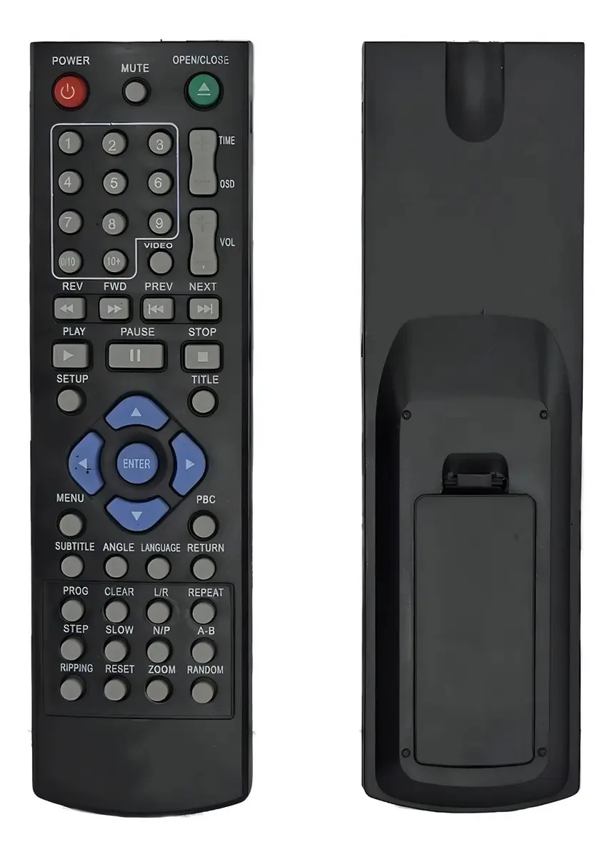 Controle DVD Tectoy DVT-F250 C101 F250 F251 Preto