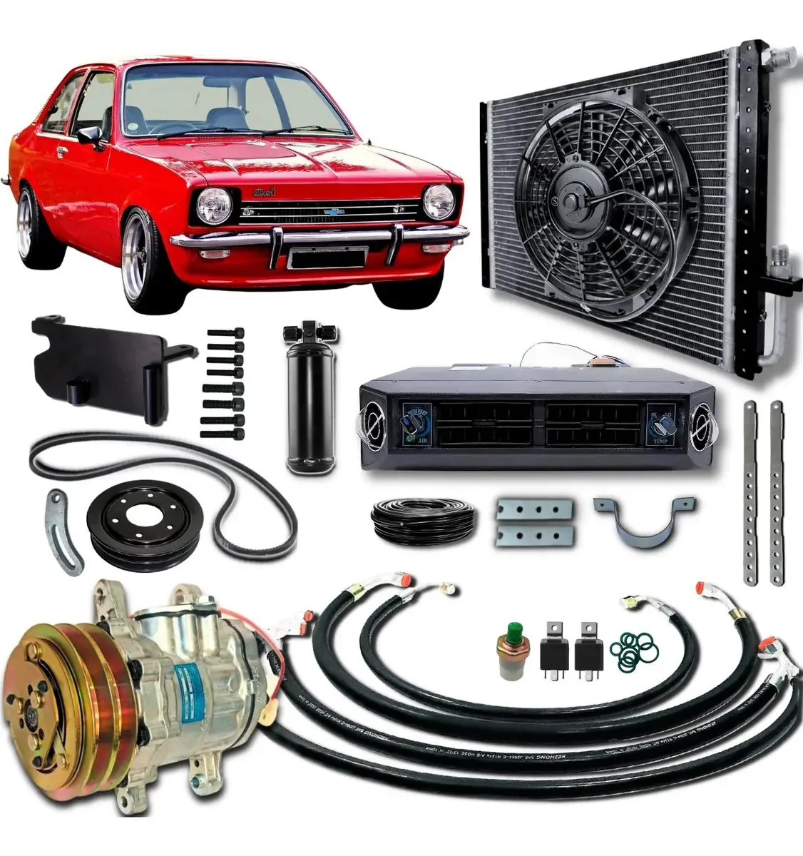 Kit Ar Condicionado Mb Atron Atego B Premium Modelo